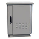 DYNAMIX 45RU Outdoor Freestanding Cabinet. (600 x 600 x 2000mm external). IP45 rated. Angled pivot rain hood.  Includes 10x cage nuts. Grey Colour JUNE Promo - Includes FREE BOOM-10 - Office Connect 2018