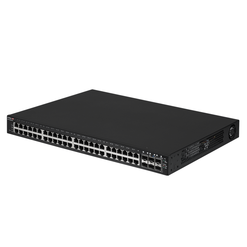 EDIMAX Industrial Surveillance VLAN 54-Port Gigabit PoE+ Web Smart Switch. 48 Gigabit Ethernet Ports, and 6 10GbE SFP+ Ports. PoE up to 200m at 10Mps. Supports up to 30W per Port.