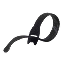 VELCRO Brand ECO Pre-cut 6pk Straps Made from 50% Recycled Materials. Strong, Durable, Reliable & Reusable. 9.5mm x 12.7cm Black Ties Suitable for Indoor or Outdoor Use. Wrap & Unwrap Over 1,000 Times. - Office Connect 2018