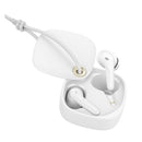 PROMATE In-Ear HD Bluetooth Earbud with Intellitouch and 350mAh Charging Case. Built in Microphones and Noise Isolation. Up to 6 Hours Playback. Operating Distance 10m Ergonomic Design. White