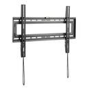 BRATECK 37"-70" Fixed Wall Mount TV Bracket. Max Load: 50Kgs. VESA Support up to 600x400. Built-in Bubble Level. Curved Display Compatible. Colour: Black. - Office Connect 2018