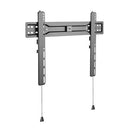 BRATECK 37''-70'' Ultra-Slim wall bracket. Max load: 35kg. VESA support up to: 600x400. Profile: 18mm. Curved display compatible. Colour: Black. - Office Connect 2018