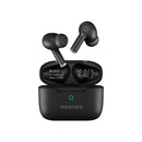 PROMATE In-Ear HD Bluetooth Earbuds with Intellitouch and 400mAh Charging Case. Built-in Microphones and Noise Isolation. Up to 5 Hours Playback. Operating Distance 10m Black