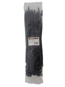 POWERFORCE Cable Tie Black UV 550mm x 12.7mm Weather Resistant Nylon. Pack of 100. Made from U.L. Approved Nylon 6/6 with Flamability Rating of UL 94V-2. - Office Connect 2018