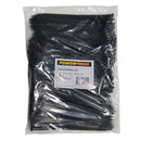 POWERFORCE Cable Tie Black UV 200mm x 2.8mm Weather Resistant Nylon. Pack of 1000. Made from U.L. Approved Nylon 6/6 with Flamability Rating of UL 94V-2. - Office Connect 2018
