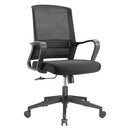 BRATECK Premium Office Chair with Superior Lumbar Support. Ergonomic with Breathable Mesh Back Pneumatic Seat-Height Adjustment, Adjustable Tilt-back - Office Connect 2018