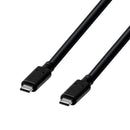 DYNAMIX 1m USB-C to USB-C Cable. Supports 100W PD, Supports 4K@60Hz UHD (3840 x 2160), HDR 10-bit depth, Supports fast charge, Plug & Play, Black Colour. - Office Connect 2018
