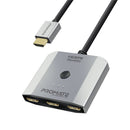 PROMATE 3-in-1 Triple HDMI Switch with 0.5m Cable. Supports 4K@60Hz. Manual Switch to Toggle Between Displays. Plug & Play. Compatible with Both Mac OS & Win OS. - Office Connect 2018
