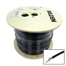 305m Roll RG6 Shielded Cable Black. 75ohm. 18AWG solid Core Foil and braid shield. *** SKY APPROVED *** - Office Connect 2018