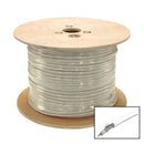 305m Roll RG6 Shielded Cable White. 75ohm. 18AWG solid core. Foil and braid shield. *** SKY APPROVED *** - Office Connect 2018