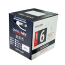 DYNAMIX 305m Cat6 SSTP White SOLID Shielded Cable Roll, 100MHz, 23AWGx4P, LSZH CM UL Rated Jacket. Supplied on a Reel. - Office Connect 2018
