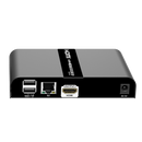 LENKENG 4K HDMI Extender with KVM Support Over Single CAT6/6A/7 Cable Mouse & Keyboard Extension via USB Extends up to 100m. Supports Max Res 4K@60Hz UHD. 1 to Many Connect. RX Unit ONLY.