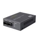 CTS Dual SFP+ 10G Media Converter. Single-mode & Multimode SFP. Support 10 Gigabit Fiber to Fiber full duplex conversion. 3R Optical Signal Regeneration. - Office Connect 2018