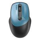 PROMATE EZGrip Ambidextrous Ergonomic Wireless Mouse. 800/1200/1600Dpi, Easy Plug & Play, Up to 6 Millon Keystrokes, Lag-free, Long Life Battery with Low Power Consumption. Blue Colour - Office Connect 2018