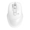 PROMATE EZGrip Ambidextrous Ergonomic Wireless Mouse. 800/1200/1600Dpi, Easy Plug & Play, Up to 6 Millon Keystrokes, Lag-free, Long Life Battery with Low Power Consumption. White Colour - Office Connect 2018