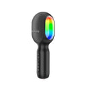 PROMATE 5-in-1 Wireless Karaoke Microphone & Speaker with RGB Lights & Bluetooth. Built-in 2500mAh Battery for up to 10Hrs Play Time. Headphone Port. Built-in Speaker. Join 2 for Duet Mode.