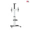 BRATECK 37''-70'' Telescopic Manual Height Adjust TV Cart. Max 50Kgs VESA support up to 600x400 Min VESA 200x200. Hidden cable management. Tilt, - Office Connect 2018