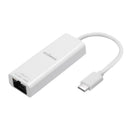 EDIMAX USB-C to Gigabit Ethernet Adapter. Plug-and-Play. Backward compatible with USB 3.1/3.0/2.0/1.1 Standard. Supports 802.1Q VLAN & 802.1P Layer 2 Priority Encoding and Decoding. - Office Connect 2018