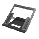 PROMATE Adjustable Laptop Stand Laptops up to 17". Multi Angle Height  Adjustable 5-16cms. Ergonomic Desigh with Built-in Cable Management. Heat Dissipating Design. Grey Colour - Office Connect 2018