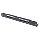 DYNAMIX 16 Port 19'' Cat5e UTP Patch Panel, T568A & T568B Wiring. 1RU. 110x Terminations. - Office Connect 2018