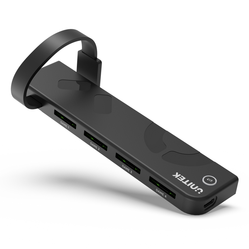 UNITEK Switch 4-in-1 Game Card Reader with 4x Card Reader Slots. One-touch Display/Game Switching. Compact & Lightweight. Plug & Play. - Office Connect 2018