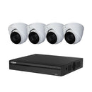DAHUA 8-Channel IP Surveillance Kit Includes 4-Port 4K PoE NVR, 4TB HDD, 4x 6MP IP 2.8mm Fixed PoE IR IP67 Turret Cameras, 4x 18.3m Network Cables. Add Camera - IPC-HDW3666EMP-S - Office Connect 2018