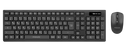 PROMATE Full Size Wireless Keyboard and Mouse. Spill proof Ergonomic Design. Built-in Media Controls. Range up to 10m. Up to 1600 Dpi. Long Life Battery - Office Connect 2018