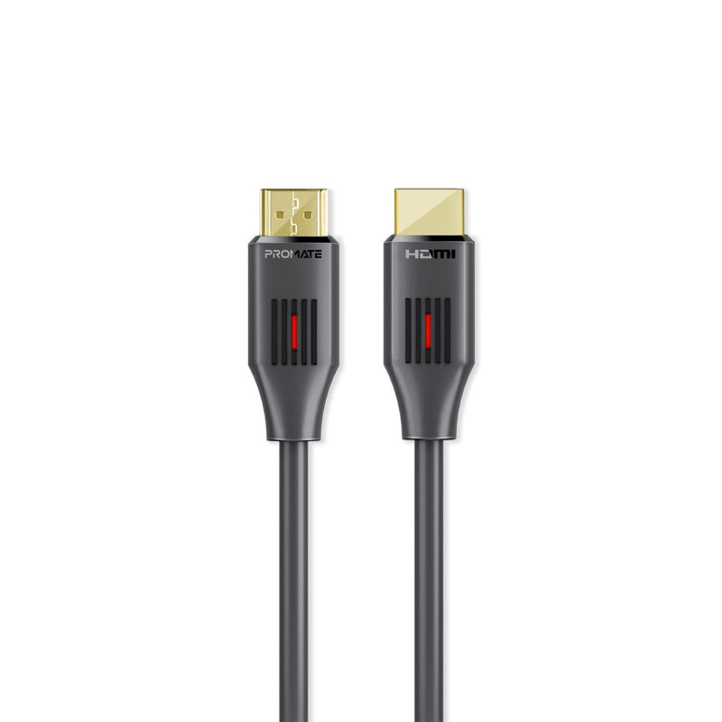 PROMATE 3m Ultra-High Definition (UHD) 2.0 HDMI Cable. Supports 4K@60Hz (4096x2160). High-Speed Ethernet, Long Bend Lifespan, Supports 48-Bit Colour. Gold Plated Connectors. Black. - Office Connect 2018
