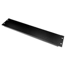 DYNAMIX 2RU 19'' Blanking Panel. Black Colour. Includes 4x Cage Nuts. - Office Connect 2018