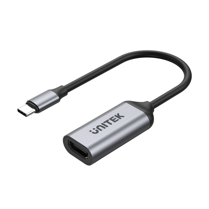 UNITEK USB-C to HDMI 4K Adapter. Stream with HDCP2.3, Supports a Wide Range of Devices Including USB-C-Enabled Mac, iPad. XPS, Surface. & Much More. Plug & Play. Space Grey Colour