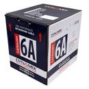 DYNAMIX 305m Cat6A White F/UTP Cable Roll 500MHz, 23AWGx4P PVC Jacket, Supplied on Plastic Reel Box - Office Connect 2018