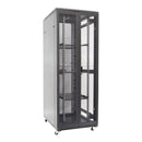 DYNAMIX 42RU Server Cabinet 1000mm Deep (800x1000x2077mm) FLAT PACK Includes 3x Fixed Shelves, 4x Fans, 25x Cage Nuts, 4x Castors, Feet 800kg static load. Dual Mesh Doors JUNE Promo - Includes FREE BOOM-10