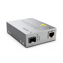 CTS 1GBase-X SFP to 10/100/1000 Base-T 802.3BT 90W Output POE Rugged Media Converter. Operating Temperature -20C to 60C (Environmental). *Optional Slim Mount & Power Supply Not Included.