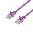 DYNAMIX 15m Cat6 UTP Cross Over Patch Lead - Purple with Label 24AWG Slimline Snagless Moulding with Unshielded Gold Plate Connector. STOCK CLEARANCE SALE Up to 45% OFF - Office Connect 2018