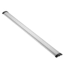 BRATECK  2-Channel 1104x92mm Slim Aluminium Floor Cable Cover. Flexible Lid Design with Rugged End Caps. - Office Connect 2018