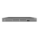 EDGECORE 28 Port Gigabit PoE Managed L3 Switch. 24x GE RJ-45, 2x10G Uplink, 1x 10G SFP+ Expansion slot. Power Budget: 410W. Comprehensive QoS, Enhanced Security with Port security limits. - Office Connect 2018