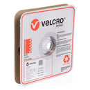 VELCRO One-Wrap 25mm x 200mm Pre-sized Ties. 100 Ties per Roll. Integrated Hook & Loop. Easy Adjustable & Strong. Re-usable. Easy Cable Management. Black Colour - Office Connect 2018