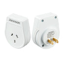 JACKSON Slim Outbound Travel Adaptor for use in USA, Japan and South America. 2-Pin NZ/AUS Plugs.