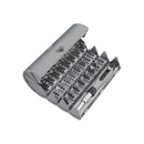 PROMATE 126-Pieces Cylindrical DIY Magnetic Foldable Screwdriver Kit. Ergonomic Anti-Slip Screwdriver Handle, 120pcs CRV Steel Screwdriver Bits, Magnetic Screwdriver Tip. - Office Connect 2018