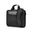EVERKI Advance ECO Briefcase 13-14" Separate Zippered Accessory Pocket, Front Stash Pocket, Trolley Handle Pass Through Strap, Ergonomic Shoulder Pad. Made with Sustainable Materials! - Office Connect 2018