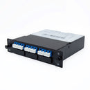 DYNAMIX MPO SM 3 Port LC Quad Single-mode 12 Fibre Cassette. Dual Polarity A/C. Made with ELITE Low Loss Connectors. - Office Connect 2018