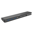 UNITEK 8-in-1 Universal Laptop Docking Station with Triple & Dual DIsplay Support. Includes 1x DVI/VGA Port, 1x RJ45 Gig Port, 1x HDMI, 2x 3.5mm Audio Ports, 3x JUNE Promo - Includes FREE C137W - Office Connect 2018