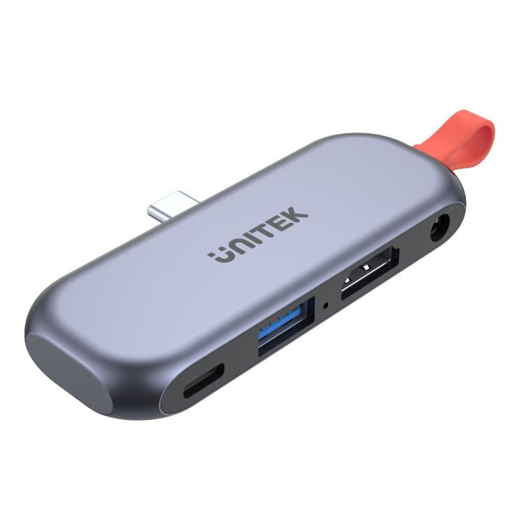 UNITEK 4-in-1 USB Hub for iPad Pro Hub. Includes 1 x USB-A Port,1 x HDMI 4k 60Hz Port, PD100W Power Delivery., 3.5mm Audio. Includes extra USB-C Extension Cable JUNE Promo - Includes FREE C137W - Office Connect 2018