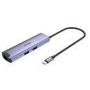 UNITEK 6-In-1 USB Mulit-Port Hub with USB-C Connector. Includes USB-C 100W PD, 4K HDMI Port, Gigabit Ethernet RJ45 Port, 2x USB-A & 1x USB-C Ports, LED JUNE Promo - Includes FREE C137W - Office Connect 2018