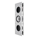 KEF THX Meta Rectangle In-Wall Speaker with 2x 6.5'' (LF), 1x 6.5'' (MF), 1x 1'' (HF) Drivers. Aluminium baffle to eliminate vibration. Uni-Q with the tangerine waveguide, and two 160mm woofers. - Office Connect 2018