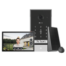 EZVIZ Smart Home 2K Video Doorphone with Solar-powered Charging Panel. Rechargable 2600mAh Battery, Supports H.264/265, 2-Way Talk, Remote & Passcode Unlock, 7" Colour Touch Screen, Inc Smart RFID - Office Connect 2018