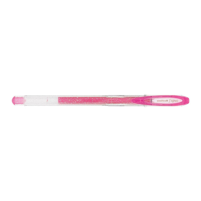 Uni-Ball Signo Sparkling 0.7mm Capped Pink UM-124 - Office Connect 2018