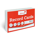Silvine Record Cards 6x4 Ruled White - Office Connect 2018