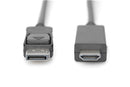 Digitus DisplayPort (M) to HDMI (M) 2m Monitor Cable - Office Connect 2018