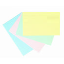 Silvine Record Cards 8x5 Ruled Assorted Colours - Office Connect 2018